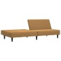 Brown velvet 2-seater sofa bed by , Sofas - Ref: Foro24-375934, Price: 212,44 €, Discount: %