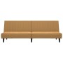 Brown velvet 2-seater sofa bed by , Sofas - Ref: Foro24-375934, Price: 212,44 €, Discount: %