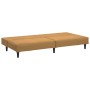 Sofá cama de 2 plazas terciopelo marrón de , Sofás - Ref: Foro24-375934, Precio: 212,44 €, Descuento: %