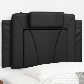 Black synthetic leather padded bed headboard 90 cm by , Headboards and footboards - Ref: Foro24-374767, Price: 34,80 €, Disco...