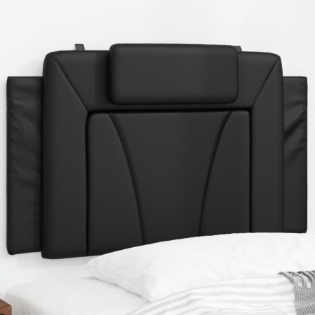 Cabecero de cama acolchado cuero sintético negro 90 cm de , Cabeceros y pies de cama - Ref: Foro24-374767, Precio: 34,78 €, D...