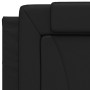 Cabecero de cama acolchado cuero sintético negro 90 cm de , Cabeceros y pies de cama - Ref: Foro24-374767, Precio: 34,78 €, D...