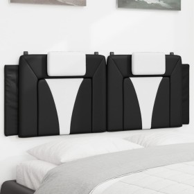 Gepolstertes Kopfteil Kunstleder schwarz weiß 120 cm von , Kopf- und Fußteile - Ref: Foro24-374786, Preis: 42,99 €, Rabatt: %