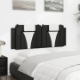 Padded headboard synthetic leather black white 120 cm by , Headboards and footboards - Ref: Foro24-374786, Price: 42,99 €, Di...