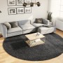 Modern long hair shaggy rug PAMPLONA anthracite Ø 280 cm by , Rugs - Ref: Foro24-375205, Price: 139,03 €, Discount: %