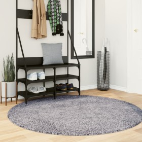 Modern long pile shaggy rug PAMPLONA blue Ø 200 cm by , Rugs - Ref: Foro24-375335, Price: 78,99 €, Discount: %