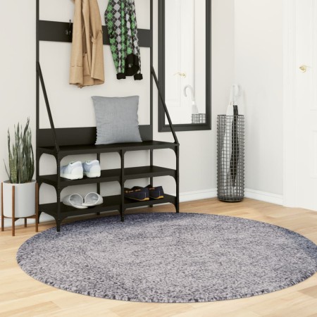 Modern long pile shaggy rug PAMPLONA blue Ø 200 cm by , Rugs - Ref: Foro24-375335, Price: 77,23 €, Discount: %