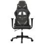 Massage-Gaming-Stuhl aus schwarzem und tarnfarbenem Kunstleder von , Gaming-Stühle - Ref: Foro24-345433, Preis: 125,07 €, Rab...