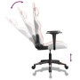 White and pink synthetic leather massage gaming chair by , Gaming chairs - Ref: Foro24-345431, Price: 128,85 €, Discount: %