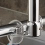 RIDDER Chrome Shower Curtain Rod Support 55x2.5x2.5 cm by RIDDER, shower bars - Ref: Foro24-425900, Price: 28,14 €, Discount: %