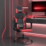 Schwarz-roter Massage-Gaming-Stuhl aus Kunstleder von , Gaming-Stühle - Ref: Foro24-345446, Preis: 126,36 €, Rabatt: %