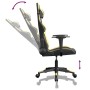 Schwarz-goldener Massage-Gaming-Stuhl aus Kunstleder von , Gaming-Stühle - Ref: Foro24-345425, Preis: 124,99 €, Rabatt: %