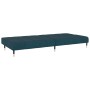 2 seater blue velvet sofa bed by , Sofas - Ref: Foro24-375873, Price: 229,99 €, Discount: %