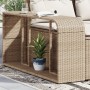 Storage shelves 2 units beige synthetic rattan by , Hangers and shelves - Ref: Foro24-366070, Price: 80,53 €, Discount: %