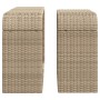 Storage shelves 2 units beige synthetic rattan by , Hangers and shelves - Ref: Foro24-366070, Price: 80,53 €, Discount: %