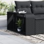 Storage shelves 2 units black synthetic rattan by , Hangers and shelves - Ref: Foro24-365981, Price: 86,56 €, Discount: %