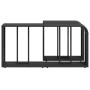 Storage shelves 2 units black synthetic rattan by , Hangers and shelves - Ref: Foro24-365981, Price: 86,56 €, Discount: %