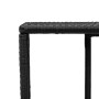 Storage shelves 2 units black synthetic rattan by , Hangers and shelves - Ref: Foro24-365981, Price: 86,56 €, Discount: %