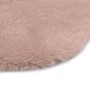 Antique pink rabbit synthetic hair rug 65x95 cm by vidaXL, Rugs - Ref: Foro24-285107, Price: 19,89 €, Discount: %