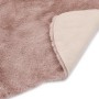 Antique pink rabbit synthetic hair rug 65x95 cm by vidaXL, Rugs - Ref: Foro24-285107, Price: 19,89 €, Discount: %