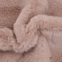 Antique pink rabbit synthetic hair rug 65x95 cm by vidaXL, Rugs - Ref: Foro24-285107, Price: 19,89 €, Discount: %