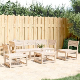 Garden sofa set 5 pieces solid pine wood by , Garden sets - Ref: Foro24-3216970, Price: 331,99 €, Discount: %