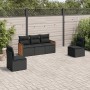 5-teiliges Gartenmöbel-Set und schwarze synthetische Rattankissen von , Gartensets - Ref: Foro24-3259927, Preis: 319,99 €, Ra...