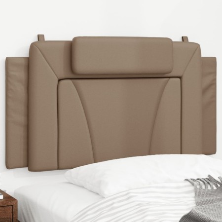 Cappuccino synthetic leather padded bed headboard 100 cm by , Headboards and footboards - Ref: Foro24-374778, Price: 38,28 €,...