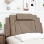 Cappuccino synthetic leather padded bed headboard 100 cm by , Headboards and footboards - Ref: Foro24-374778, Price: 38,28 €,...