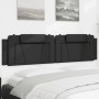 Black synthetic leather padded bed headboard 200 cm by , Headboards and footboards - Ref: Foro24-374814, Price: 56,24 €, Disc...