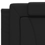 Black synthetic leather padded bed headboard 200 cm by , Headboards and footboards - Ref: Foro24-374814, Price: 56,24 €, Disc...