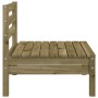 Garden sofa without armrests 4 units impregnated pine wood by , Modular outdoor sofas - Ref: Foro24-838011, Price: 142,32 €, ...