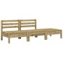 3-Sitzer-Gartensofa aus imprägniertem Kiefernholz von , Modulare Sofas für den Außenbereich - Ref: Foro24-838039, Preis: 104,...