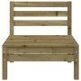 3-seater garden sofa in impregnated pine wood by , Modular outdoor sofas - Ref: Foro24-838039, Price: 104,73 €, Discount: %