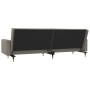 Sofá cama de 2 plazas con dos almohadas terciopelo gris claro de , Sofás - Ref: Foro24-375749, Precio: 229,95 €, Descuento: %