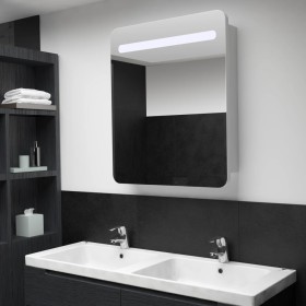 Mueble de baño con espejo LED 68x9x80 cm de vidaXL, Tocadores de baño - Ref: Foro24-285119, Precio: 146,99 €, Descuento: %