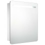 Mueble de baño con espejo LED 68x9x80 cm de vidaXL, Tocadores de baño - Ref: Foro24-285119, Precio: 146,82 €, Descuento: %