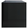 Mueble de TV madera contrachapada negro brillante 100x40x40 cm de vidaXL, Muebles TV - Ref: Foro24-800052, Precio: 48,99 €, D...