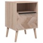 Finori Mesita de noche Lusk 61A roble Sonoma 38,5x38,5x57 cm de , Mesitas de noche - Ref: Foro24-377415, Precio: 148,13 €, De...