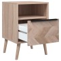 Finori Nightstand Lusk 61A Sonoma Oak 38.5x38.5x57 cm by , Nightstands - Ref: Foro24-377415, Price: 148,99 €, Discount: %