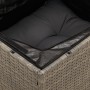 4-piece garden sofa set and gray synthetic rattan cushions by , Garden sets - Ref: Foro24-3255801, Price: 237,99 €, Discount: %