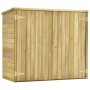 Caseta herramientas jardín madera pino impregnada 135x60x123 cm de vidaXL, Cobertizos - Ref: Foro24-46359, Precio: 292,25 €, ...