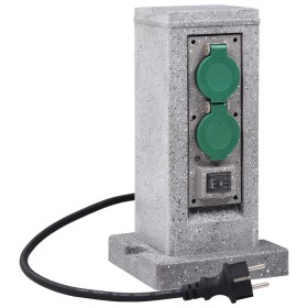 Garden plug with plastic column sunset sensor by vidaXL, wall sockets - Ref: Foro24-46356, Price: 42,58 €, Discount: %