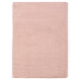 Antique pink rabbit synthetic hair rug 160x230 cm by vidaXL, Rugs - Ref: Foro24-285086, Price: 71,99 €, Discount: %