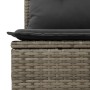 6-teiliges Gartenmöbel-Set und graue synthetische Rattankissen von , Modulare Sofas für den Außenbereich - Ref: Foro24-322229...