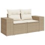 Set sofás de jardín 7 piezas y cojines ratán sintético beige de , Sofás modulares de exterior - Ref: Foro24-3222317, Precio: ...