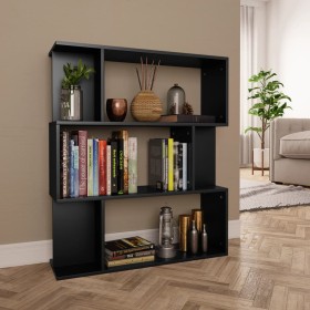 Schwarzes Sperrholzregal/Trennwand, 80 x 24 x 96 cm von vidaXL, Bücherregale und Regale - Ref: Foro24-800082, Preis: 52,99 €,...