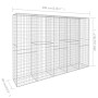 Gabion wall with galvanized steel cover 300x50x200 cm by vidaXL, fence panels - Ref: Foro24-145090, Price: 308,99 €, Discount: %