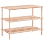 3-story shoe rack in solid fir wood by vidaXL, Shoe racks and shoe organizers - Ref: Foro24-285200, Price: 28,65 €, Discount: %