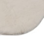 Cream synthetic rabbit hair rug 65x95 cm by vidaXL, Rugs - Ref: Foro24-285110, Price: 28,01 €, Discount: %